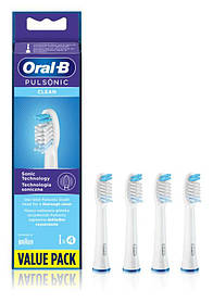 Насадка для електричної зубної щітки Oral-B Pulsonic Clean SR32C 4 шт