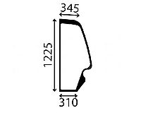 Телескопический погрузчик JCB стекло 535.95 536.60 536.70 537.135 540.170 540.70 541.70 550.140 - Левая сторон