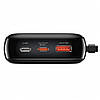 Павербанк PowerBank із швидкою зарядкою та кабелем Type-C BASEUS 20000mAh |USB/Type-C, 22.5W QC| Чорний PPQD-I01, фото 2