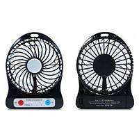 Мини вентилятор Mini Fan с аккумулятором | Черный! Лучший товар