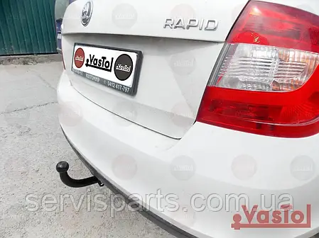 Знімний гак фаркоп на Skoda Rapid 2012-2020 (Шкода Рапід), фото 1