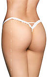 Жіночі стрінги Softline 2500, білі M/L, фото 3