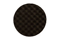 Рельефный поролоновый полировальный круг 150 мм, чёрный 1 шт