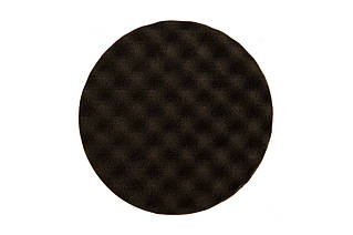 Рельєфний поролоновий полірувальний круг 150 мм, чорний, 2 шт. в уп.