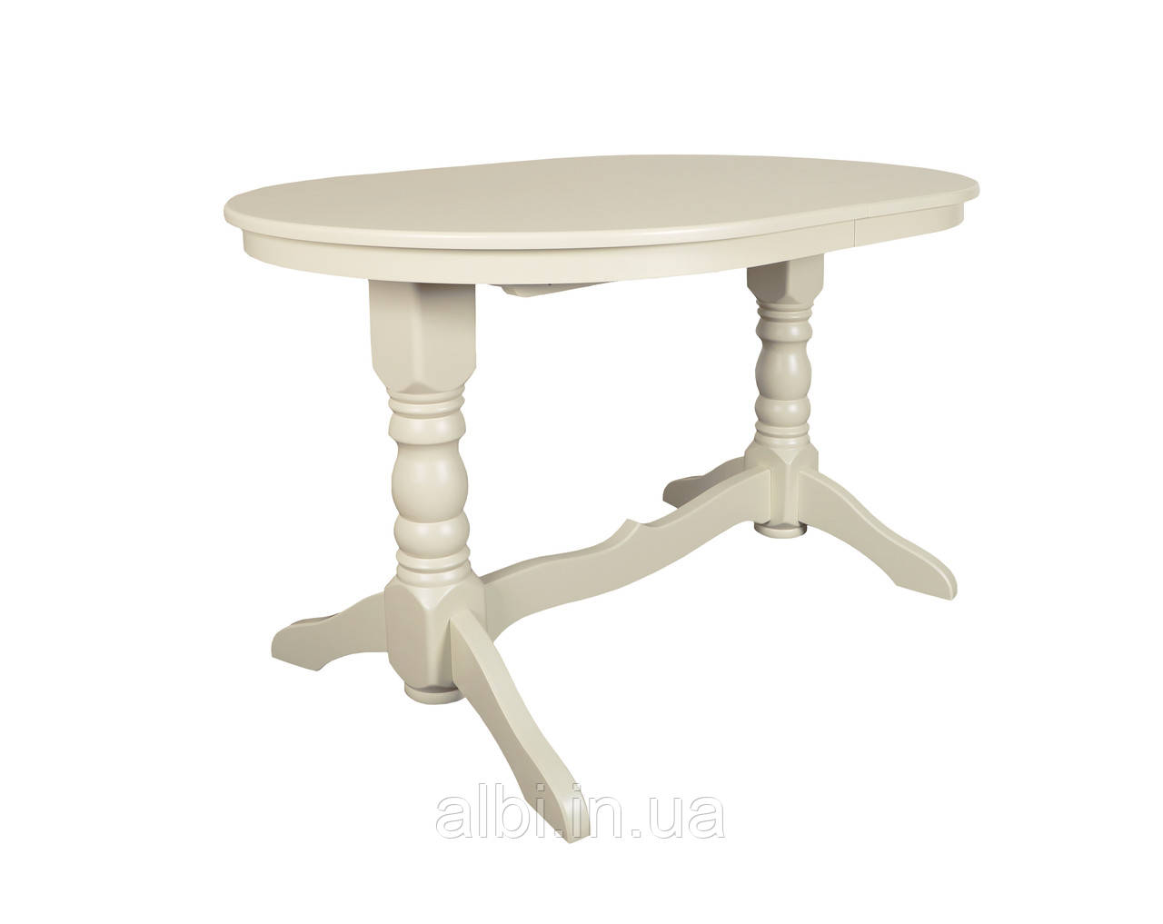 Стол обеденный "Гамбург" белый/слоновая кость, стол из дерева, деревянный стол - фото 4 - id-p830124565