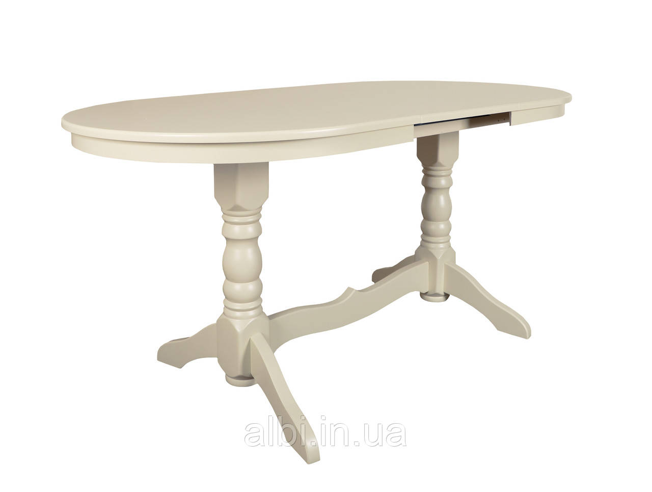 Стол обеденный "Гамбург" белый/слоновая кость, стол из дерева, деревянный стол - фото 5 - id-p830124565