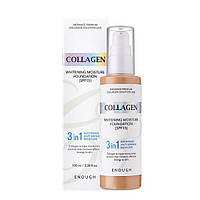 Enough Тональна основа з колагеном 3 в 1 Collagen Whitening Moisture Foundation №23