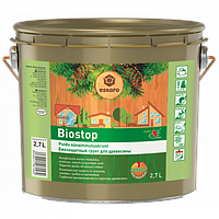 Грунтовка AURA Biostop для древесины, 2,7 л