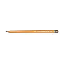 Чорнографітний олівець KOH-I-NOOR 1500, 6В, без гумки
