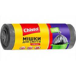 Пакети для сміття Chisto 120 л, 10 шт.