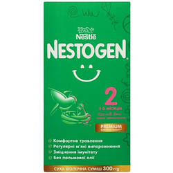 Молочна суміш Nestle Nestogen 2 з 6 місяців із пробіотиками та лактобактеріями, 300 г