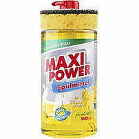 Средство для мытья посуды Maxi Power Лимон, 1 л