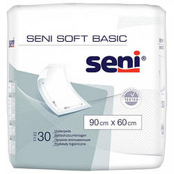 Одноразові пелюшки Seni Soft Basic 60х90 см, 30 шт.