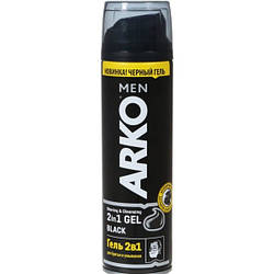 Гель для гоління ARKO Black 2 в 1 для гоління й вмивання, 200 мл