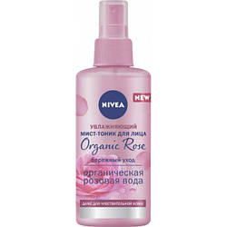 Міст-тонік для обличчя Nivea Organic Rose зволожувальний, 150 мл