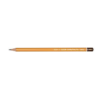 Чорнографітний олівець KOH-I-NOOR 1500, 5H, без гумки
