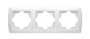 Рамка 3-ва горизонтальна Білий 70662 Carmen VIKO