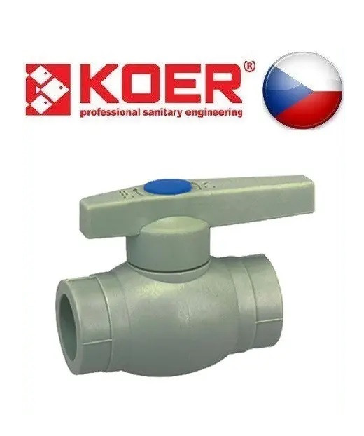Кран Кульовий Для Холодної Води 25х25 ПП KOER