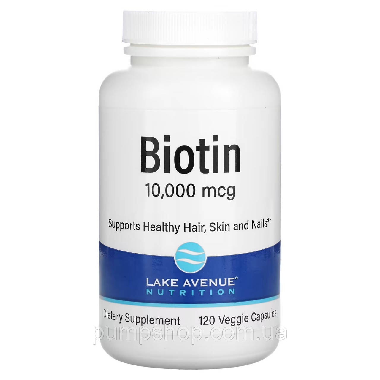 Біотин Lake Avenue Nutrition Biotin 10,000 мкг 120 капс.