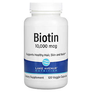 Біотин Lake Avenue Nutrition Biotin 10,000 мкг 120 капс.