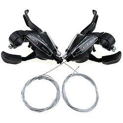 Моноблоки велосипедні XMN-019 (Shimano ST-EF500) 3/7 швидкостей