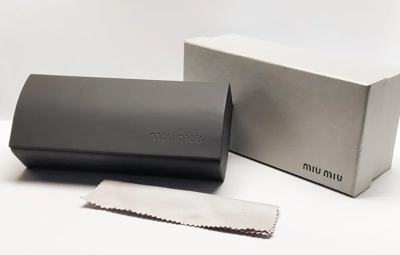 Футляр для сонцезахисних окулярів Miu Miu оксамит комплект чохол Міу Міу