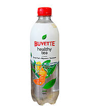 Напій соковмісний Buvette Healthy tea зі смаком білого чаю, абрикоса та танжерина, 0,5 л