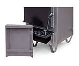 Котел на дровах вугіллі брикетах твердопаливний класичний з варильною поверхнею (плитою) 12 кВт 120 м2, фото 4