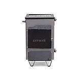 Котел на дровах вугіллі брикетах твердопаливний класичний з варильною поверхнею (плитою) 12 кВт 120 м2, фото 3