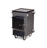 Котел на дровах вугіллі брикетах твердопаливний класичний з варильною поверхнею (плитою) 12 кВт 120 м2, фото 2