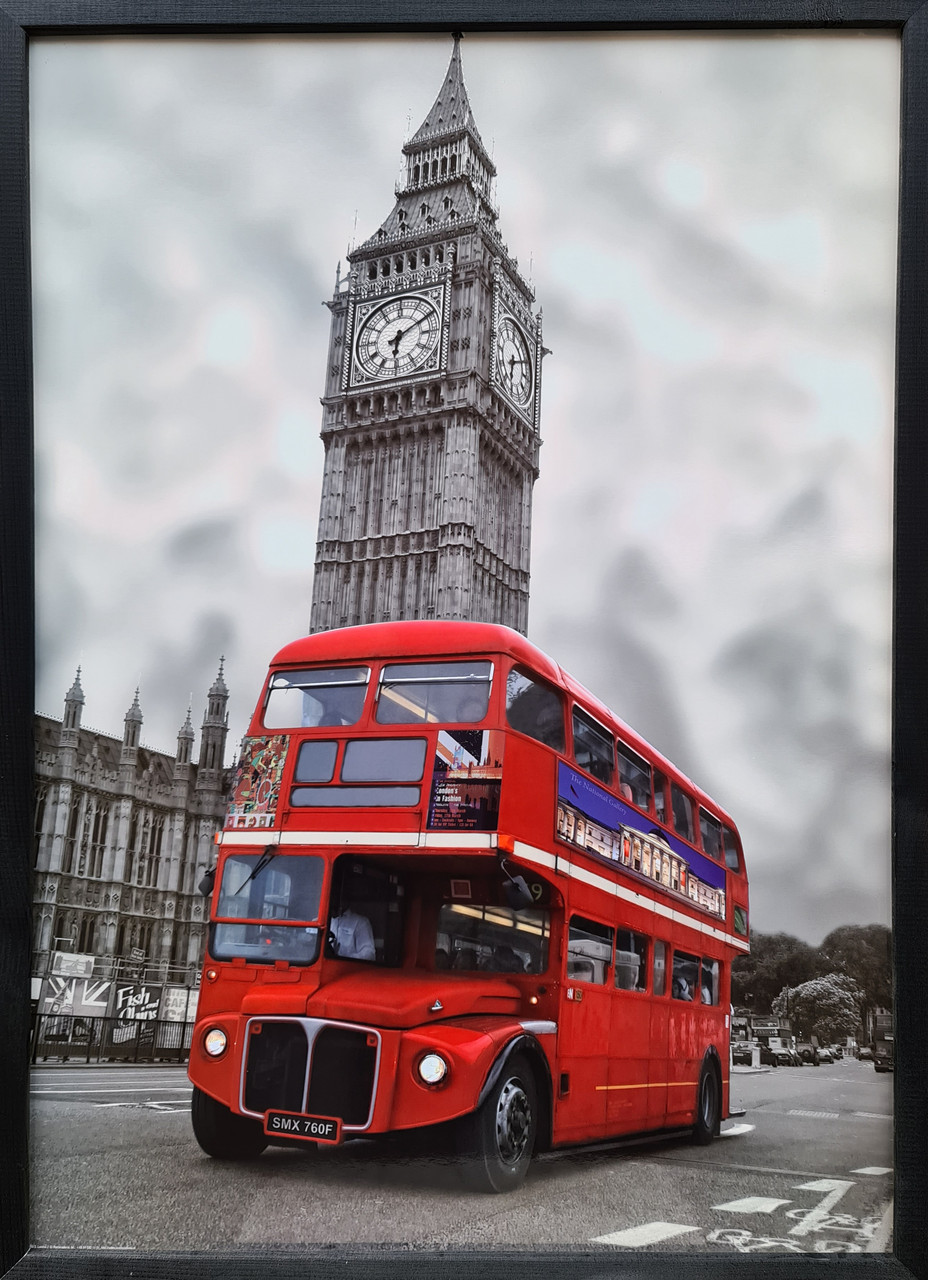 Фотокартина в дерев'яній рамі London 2 50х70 см POS-5070-263