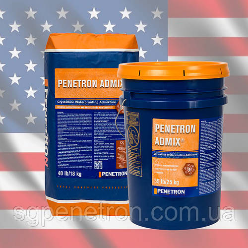 Пенетрон Адмикс. Гидроизоляционная добавка в бетон (мешок 18 кг ...