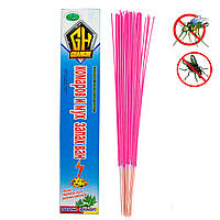 Средство от комаров на природе "Guanghe" 30 см (30 шт/уп), арома палочки от комаров и мух Розовые (TS)