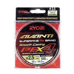 Шнур Ryobi Avanti X4 GR 100m PE2.5 (143828)