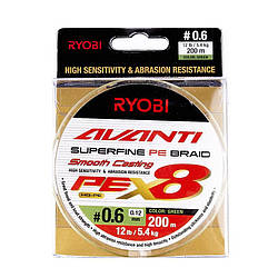 Шнур Ryobi Avanti X8 GR 200m PE0.6 (143845)