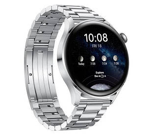 Смарт-годинник Huawei Watch 3 Elite LTE (сріблястий)