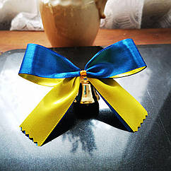 Дзвіночок із бантиком. Жовто-блакитний