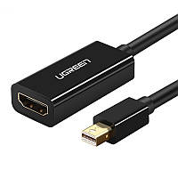 Переходник UGreen Mini DisplayPort HDMI Thunderbolt 2 1080P 60Hz UG-10461 (Черный)