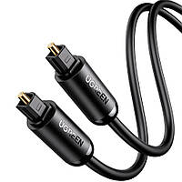 Кабель оптический UGreen AV122 Toslink-Toslink Optical Audio Cable 70890 (Черный, 1м)