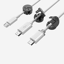 Органайзер для кабелів Xiaomi Bcase Magnetic Cable Desktop (Темне дерево), фото 2