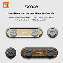 Органайзер для кабелів Xiaomi Bcase Magnetic Cable Desktop (Темне дерево), фото 2