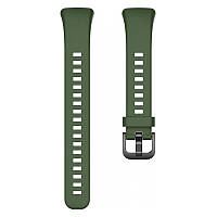 Силиконовый ремешок для фитнес-браслетов Huawei Honor Band 6 (Темно-зеленый)