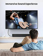 Кабель оптичних UGreen AV122 Toslink-Toslink Optical Audio Cable 70890 (Черний, 1м), фото 3