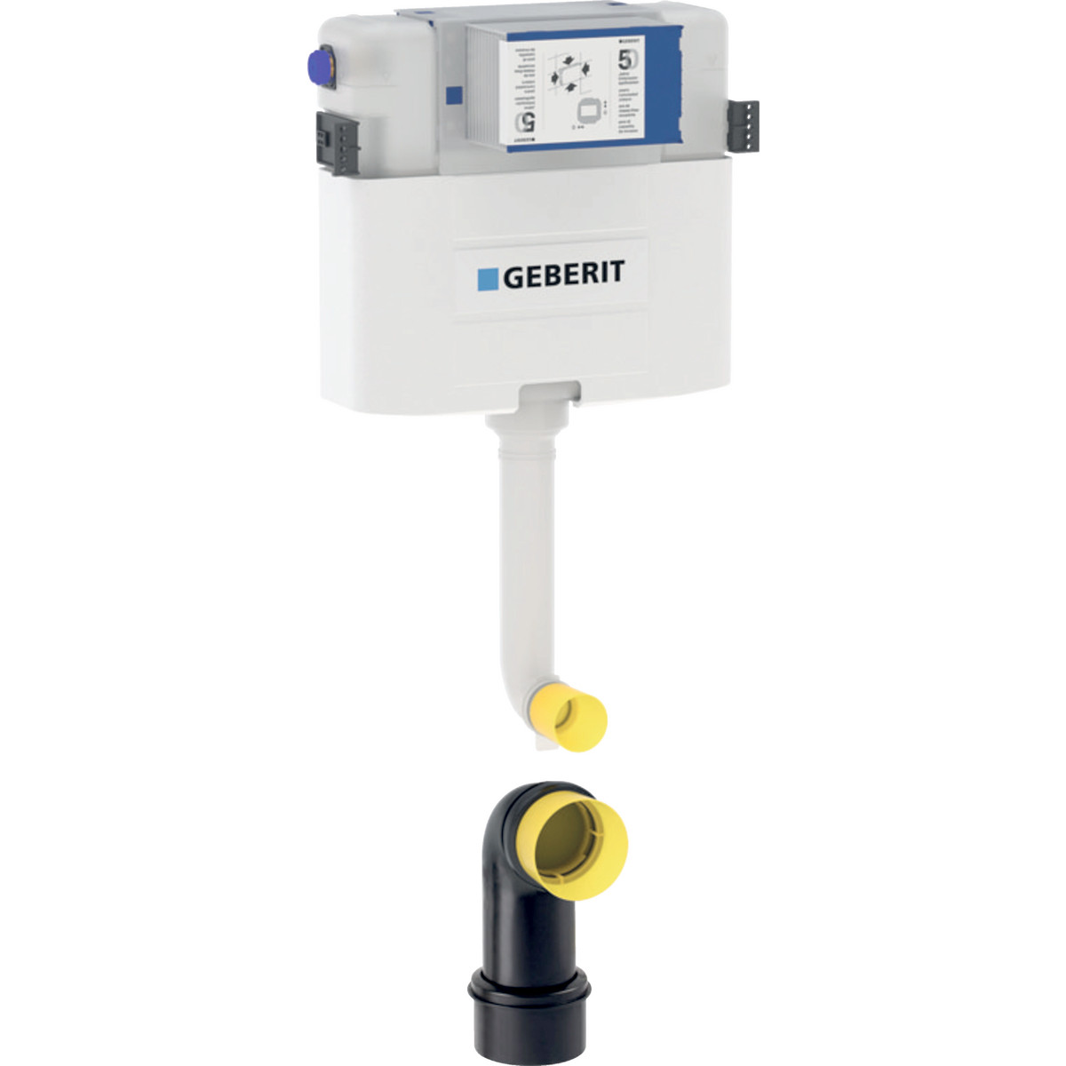 Бачок для унітазу прихованого монтажу GEBERIT OMEGA 440мм боковий підвід води 71565 109.060.00.1, фото 1