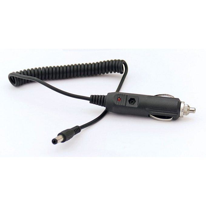 Автомобільний адаптер Nitecore/Xtar/Liitokala/Miboxer 12V->5.5x2.5mm, для зарядних пристроїв