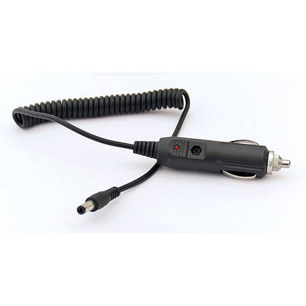 Автомобільний адаптер Nitecore/Xtar/Liitokala/Miboxer 12V->5.5x2.5mm, для зарядних пристроїв, фото 1