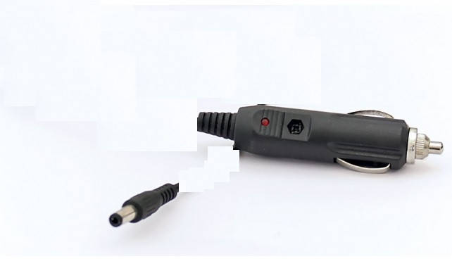 Автомобільний адаптер Nitecore/Xtar/Liitokala/Miboxer 12V->5.5x2.5mm, для зарядних пристроїв, фото 3