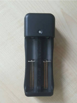 Зарядний пристрій DQ-1689, Li, двопортовий 4.2V/0.5A, 220 V, LED, фото 2