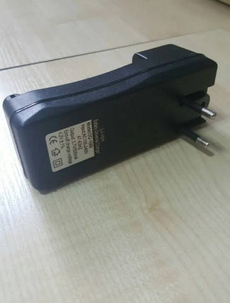 Зарядний пристрій DQ-1689, Li, двопортовий 4.2V/0.5A, 220 V, LED, фото 3