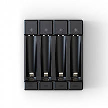 Зарядний пристрій Soshine Chocolate 4 для AA/AAA Ni-MH/Li-Ion/LFP, USB, LED-індикатор, 4ch, фото 5